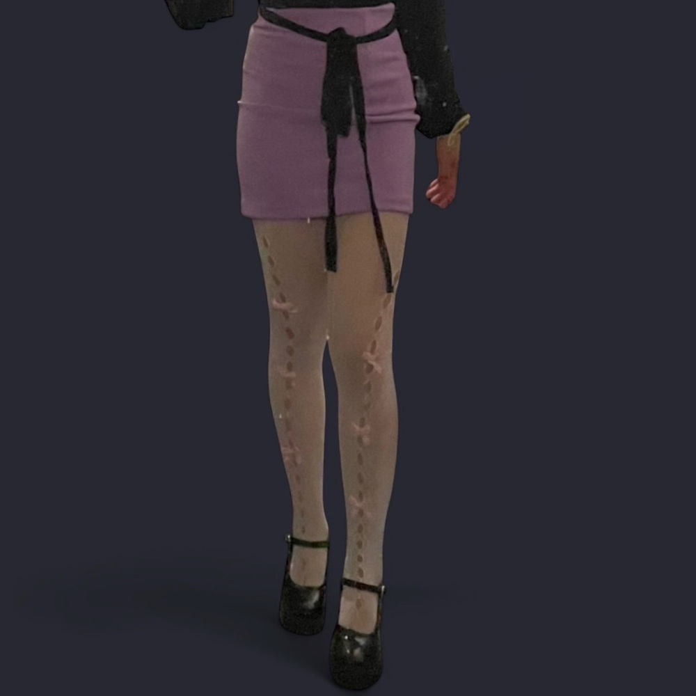 Zara Lavender mini skirt